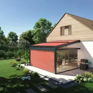 Markisen Pergola-Markise an einem Anbau